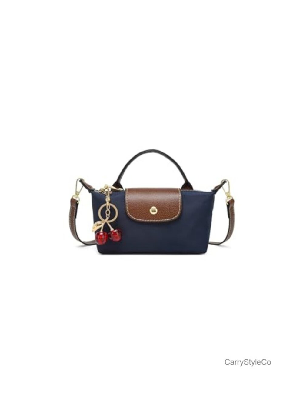 Mini Convertible Crossbody & Top-Handle Handbag Vegan Leather